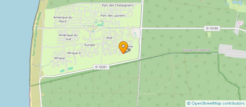 localisation de l'entreprise MONSIEUR LAURENT ANDREU  GRAYAN-ET-L'HOPITAL