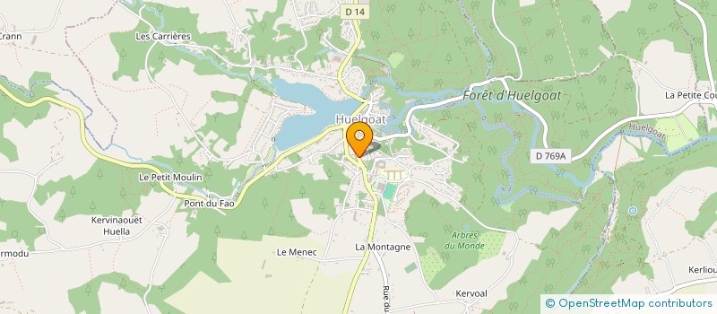 localisation de l'entreprise MONSIEUR LAURENT ANTHEUNIS  HUELGOAT