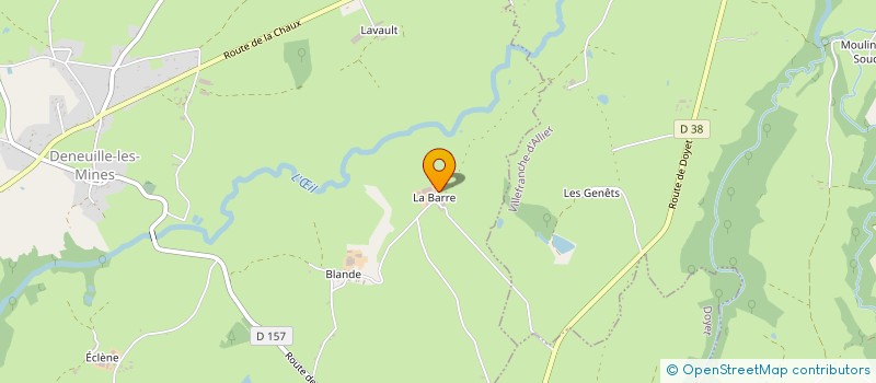 localisation de l'entreprise MONSIEUR LAURENT ANTIGNAC  DENEUILLE-LES-MINES