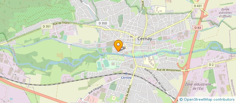 localisation de l'entreprise MONSIEUR LAURENT ANTONI à CERNAY