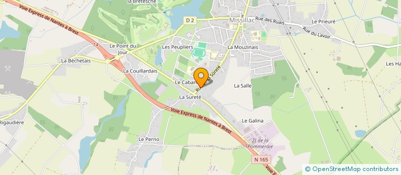 localisation de l'entreprise MONSIEUR LAURENT APERT à MISSILLAC