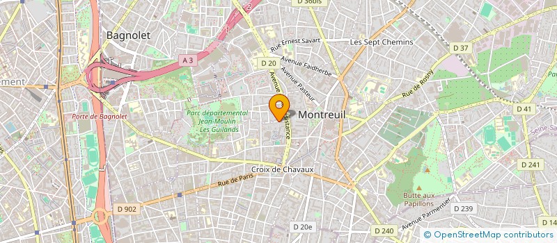 localisation de l'entreprise MONSIEUR LAURENT APRUZZESE à MONTREUIL