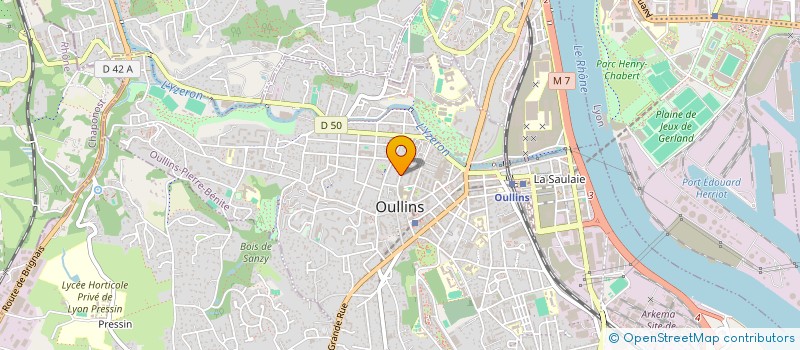 localisation de l'entreprise MONSIEUR LAURENT APRUZZESE à OULLINS-PIERRE-BENITE