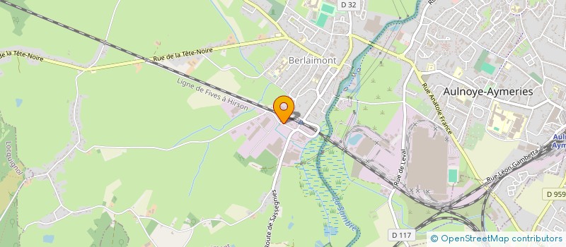 localisation de l'entreprise MONSIEUR LAURENT ARBION à BERLAIMONT