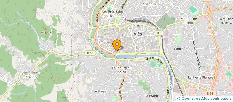 localisation de l'entreprise MONSIEUR LAURENT ARDOUREL  ALES