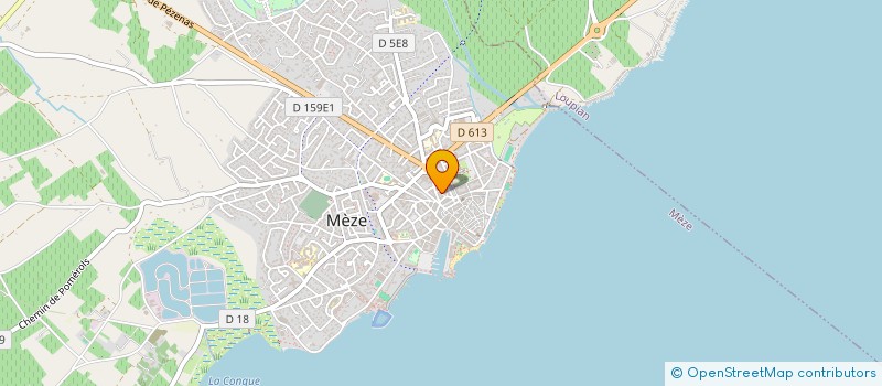 localisation de l'entreprise MONSIEUR LAURENT ARNAUD  BALARUC-LES-BAINS