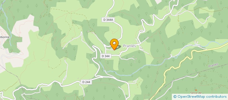 localisation de l'entreprise MONSIEUR LAURENT ARNAUD  PRANLES