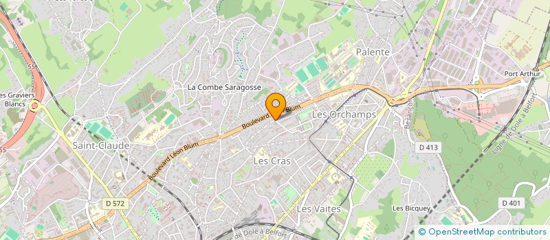 localisation de l'entreprise MONSIEUR LAURENT ARNOUX à BESANCON