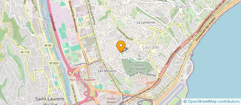 localisation de l'entreprise MONSIEUR LAURENT ASSAVI à NICE