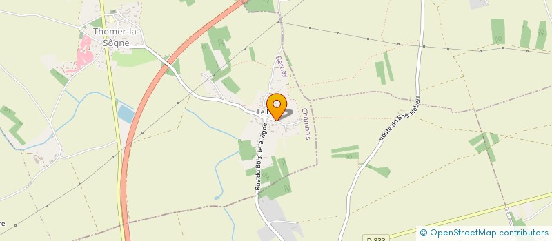 localisation de l'entreprise MONSIEUR LAURENT ASTIER  CHAMBOIS