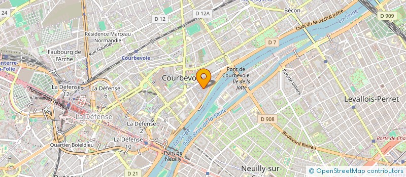 localisation de l'entreprise MONSIEUR LAURENT ATTIACH à COURBEVOIE