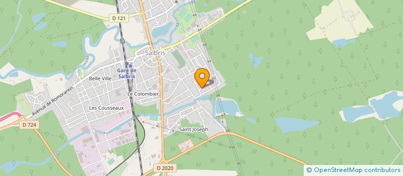 localisation de l'entreprise MONSIEUR LAURENT AUBERT  SALBRIS