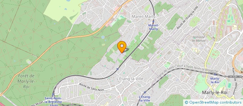 localisation de l'entreprise MONSIEUR LAURENT AUBIGNY  MAREIL-MARLY