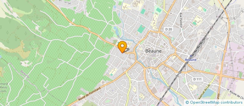 localisation de l'entreprise MONSIEUR LAURENT AUBRY à BEAUNE