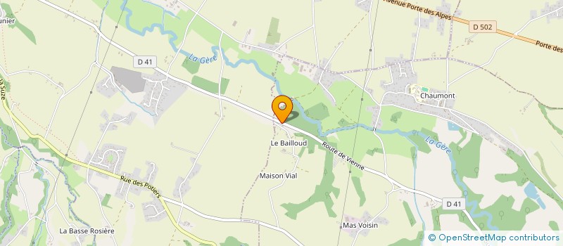 localisation de l'entreprise MONSIEUR LAURENT AUCLAIR  EYZIN-PINET