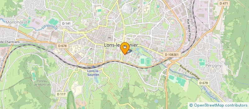 localisation de l'entreprise MONSIEUR LAURENT AUDIER à LONS LE SAUNIER