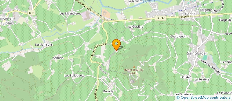 localisation de l'entreprise MONSIEUR LAURENT AUDIFFRED  SAINT-LAGER