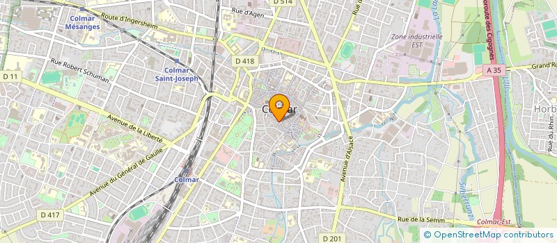 localisation de l'entreprise MONSIEUR LAURENT AUER  COLMAR