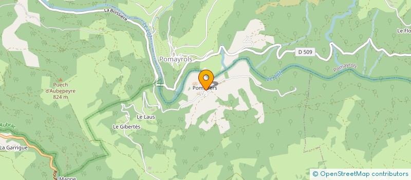 localisation de l'entreprise MONSIEUR LAURENT AUGUY  SAINT GENIEZ D'OLT ET D'AUBRAC