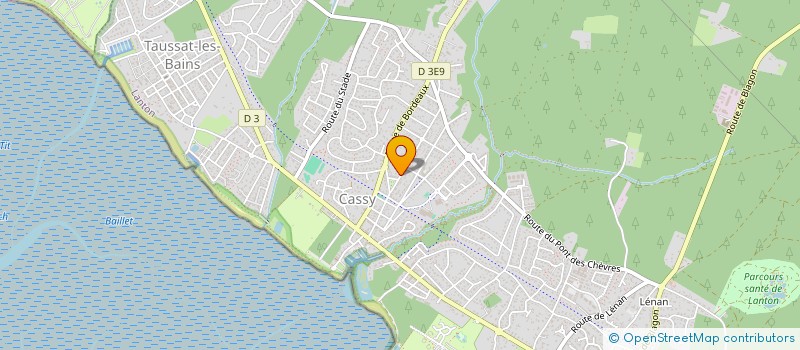 localisation de l'entreprise MONSIEUR LAURENT AUTEXIER  LANTON