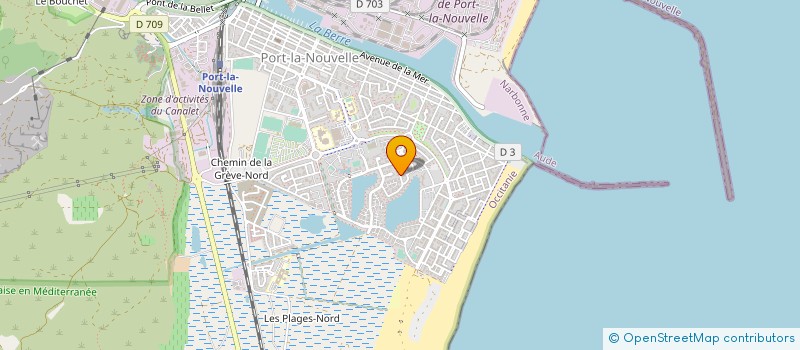 localisation de l'entreprise MONSIEUR LAURENT AVEILLA  PORT-LA-NOUVELLE