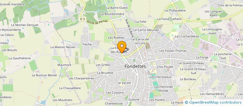 localisation de l'entreprise MONSIEUR LAURENT AVISSE à FONDETTES