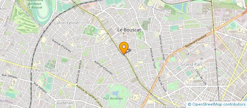 localisation de l'entreprise MONSIEUR LAURENT AYAX  LE BOUSCAT