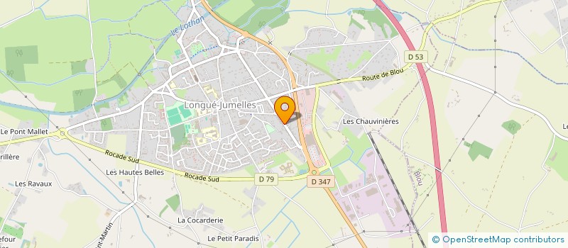 localisation de l'entreprise MONSIEUR LAURENT BACHELIER à LONGUE-JUMELLES