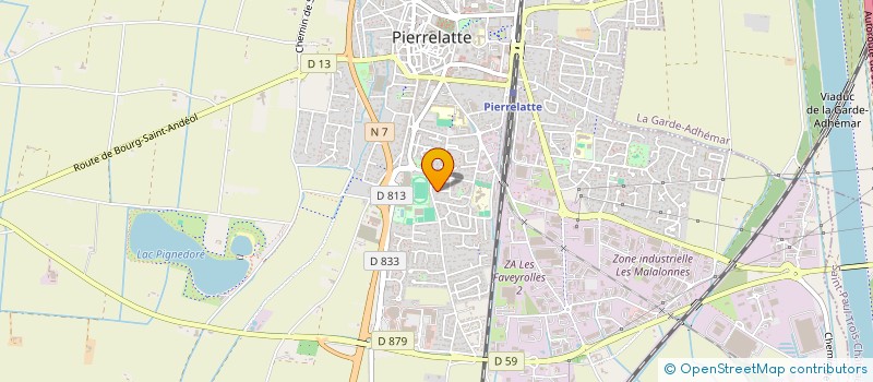 localisation de l'entreprise MONSIEUR LAURENT BAEZA  PIERRELATTE