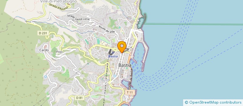 localisation de l'entreprise MONSIEUR LAURENT BAGGIONI à BASTIA