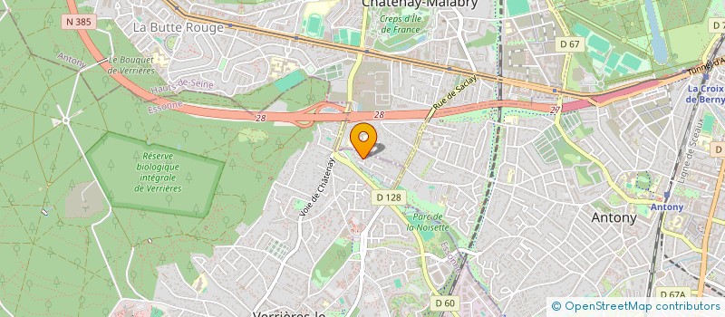 localisation de l'entreprise MONSIEUR LAURENT BAGHDASSARIAN  VERRIERES-LE-BUISSON