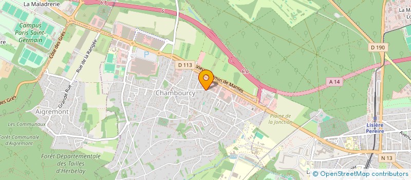 localisation de l'entreprise MONSIEUR LAURENT BAILLEUL  CHAMBOURCY