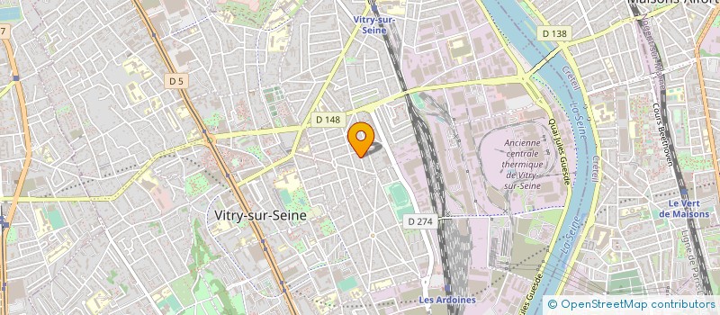 localisation de l'entreprise MONSIEUR LAURENT BAILLY à VITRY SUR SEINE