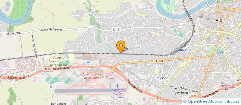 localisation de l'entreprise MONSIEUR LAURENT BAISSE à ALBI