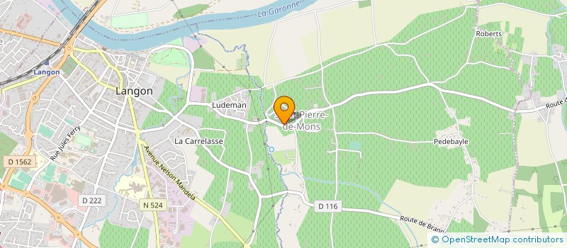 localisation de l'entreprise MONSIEUR LAURENT BAJOLLE  PUJOLS-SUR-CIRON