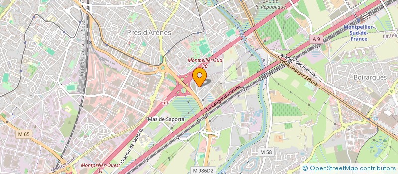 localisation de l'entreprise MONSIEUR LAURENT BALAGUER à LATTES