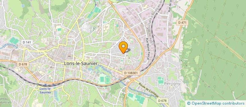 localisation de l'entreprise MONSIEUR LAURENT BALEIZAO  LONS-LE-SAUNIER