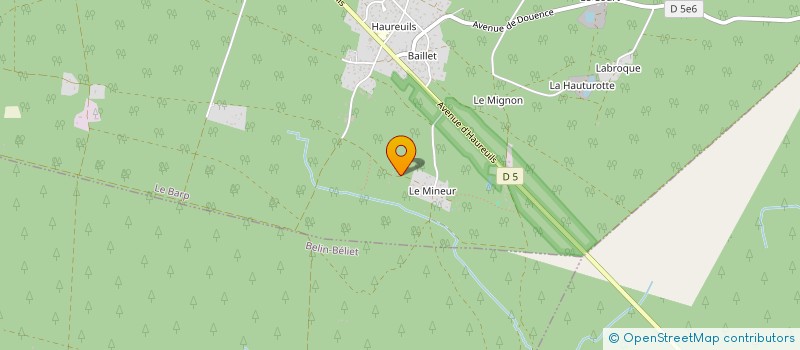 localisation de l'entreprise MONSIEUR LAURENT BALLION  LE BARP