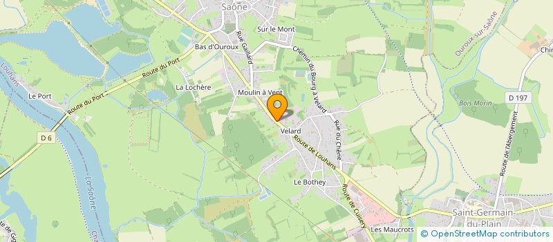 localisation de l'entreprise MONSIEUR LAURENT BALLOUX  SAINT-GERMAIN-DU-PLAIN