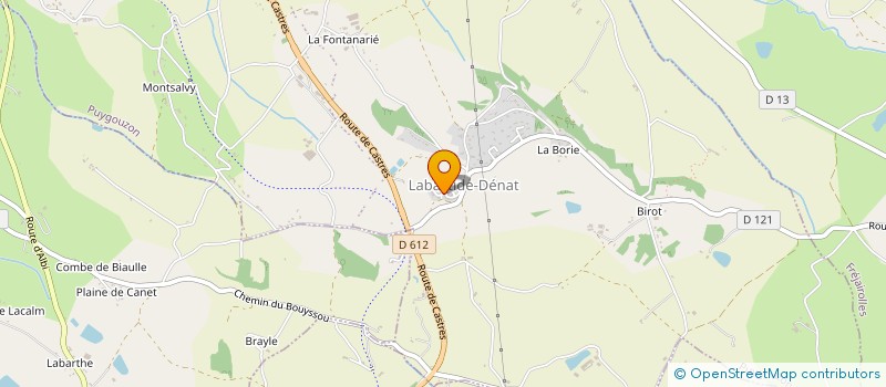 localisation de l'entreprise MONSIEUR LAURENT BALZARIN  DENAT