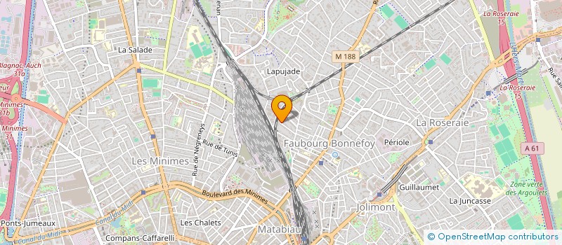 localisation de l'entreprise MONSIEUR LAURENT BANDELIER à TOULOUSE