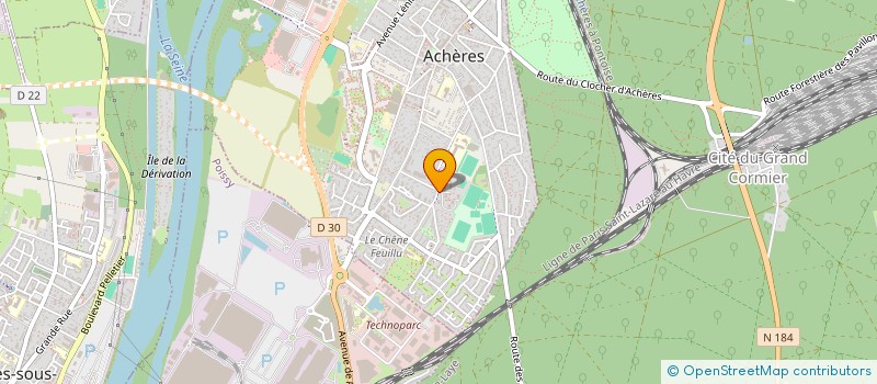 localisation de l'entreprise MONSIEUR LAURENT BANSEPT  ACHERES