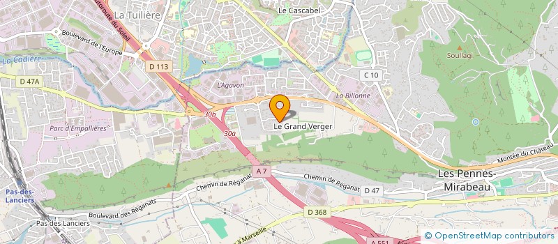 localisation de l'entreprise MONSIEUR LAURENT BARABAN à LES PENNES-MIRABEAU
