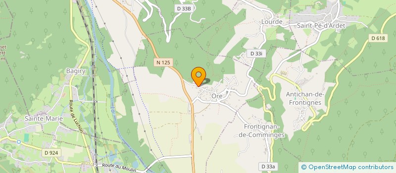 localisation de l'entreprise MONSIEUR LAURENT BARAQUIN  ORE
