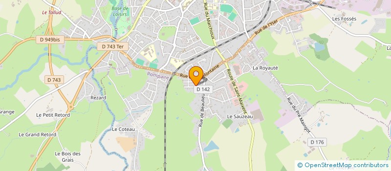 localisation de l'entreprise MONSIEUR LAURENT BARATON  POMPAIRE