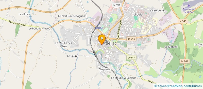 localisation de l'entreprise MONSIEUR LAURENT BARBARY DE LANGLADE à BELLAC