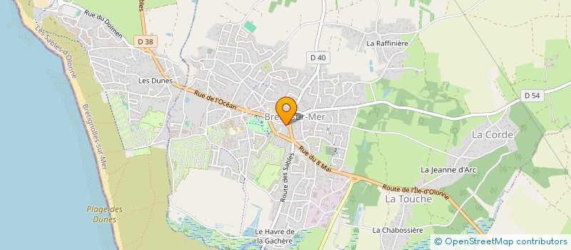 localisation de l'entreprise MONSIEUR LAURENT BARBEAU à BREM-SUR-MER
