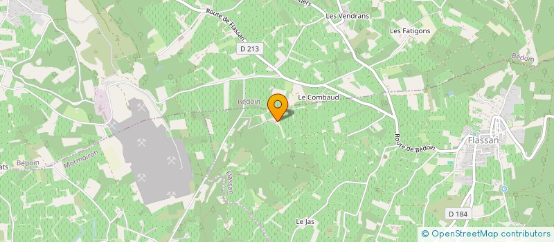 localisation de l'entreprise MONSIEUR LAURENT BARDI  BEDOIN