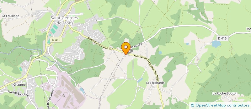 localisation de l'entreprise MONSIEUR LAURENT BARLOT  SAINT-GEORGES-DE-MONS