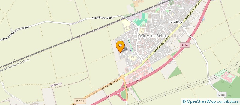 localisation de l'entreprise MONSIEUR LAURENT BARNIER à WITRY-LES-REIMS